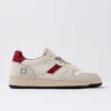 Court 2.0 VINTAGE DANA DERİSİ BEYAZ-BORDO