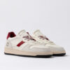 Court 2.0 VINTAGE DANA DERİSİ BEYAZ-BORDO