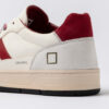 Court 2.0 VINTAGE DANA DERİSİ BEYAZ-BORDO