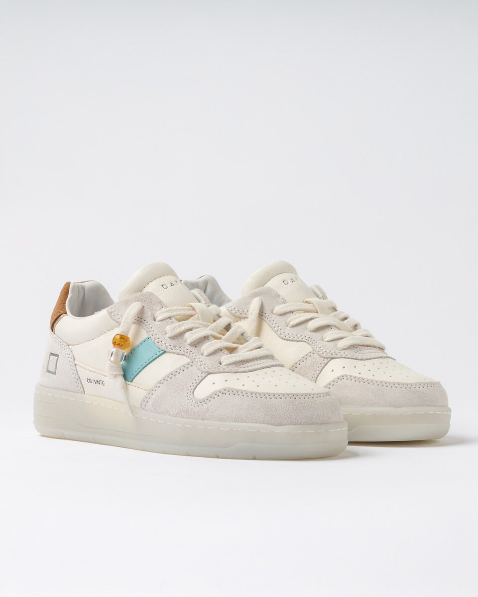 Court 2.0 VINTAGE DANA DERİSİ BEYAZ-CUOIO