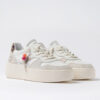 COURT PLATFORM VINTAGE DANA DERİSİ BEYAZ-LEOPAR