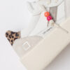 COURT PLATFORM VINTAGE DANA DERİSİ BEYAZ-LEOPAR