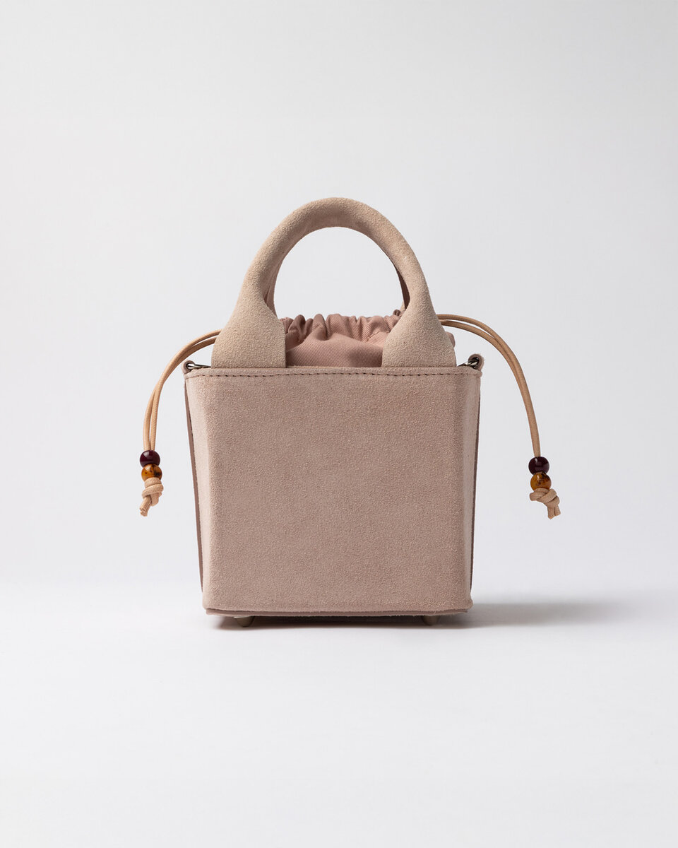 CUBO ÇANTA SÜET PEMBE
