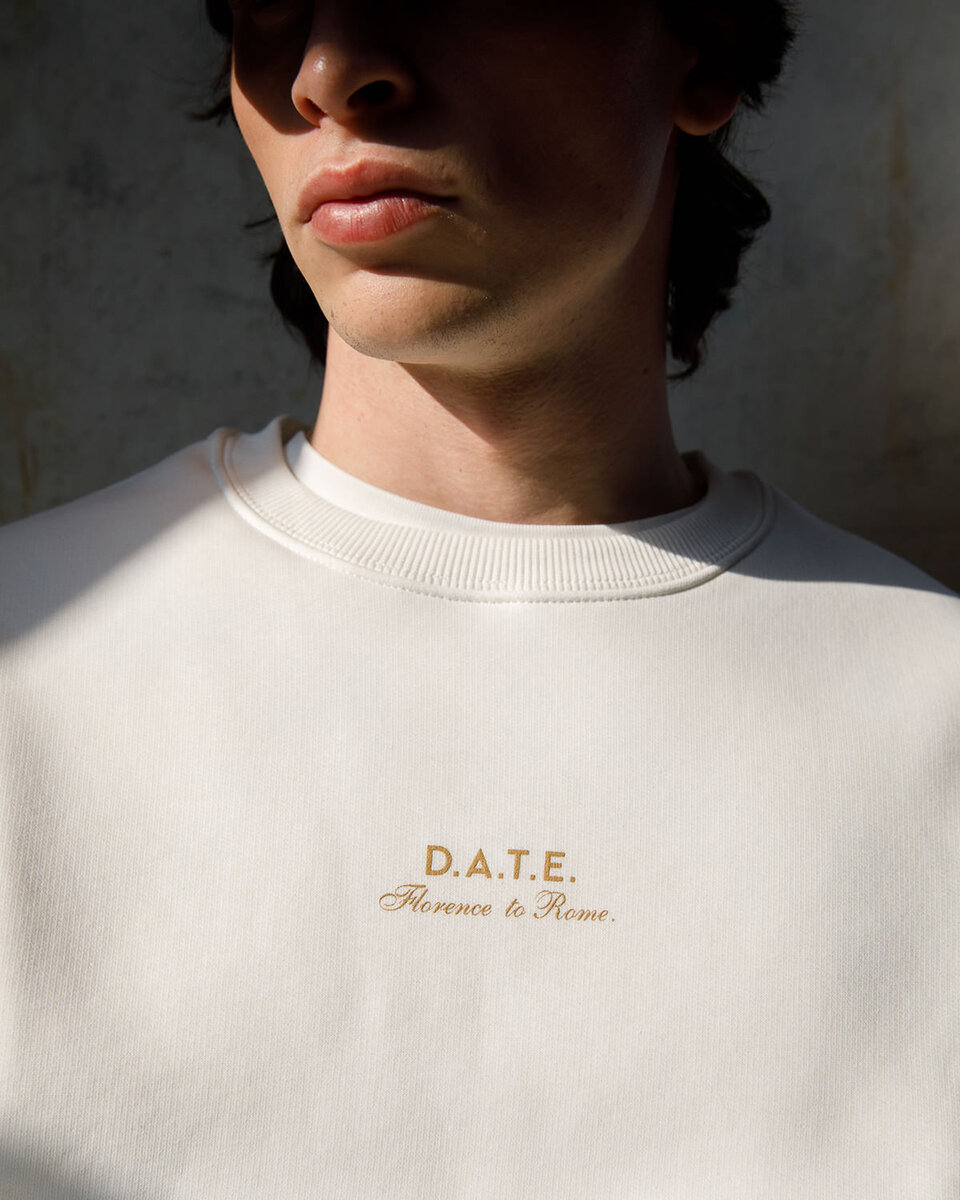DATE ROME FİL DIŞI RENKLİ SWEATSHIRT