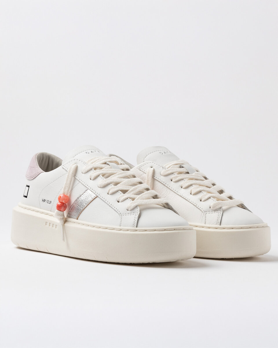 Hill Low Calf BEYAZ-PEMBE