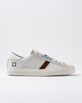 Hill Low Vintage DANA DERİSİ BEYAZ-TURKUAZ