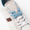 Hill Low Vintage DANA DERİSİ BEYAZ-TURKUAZ